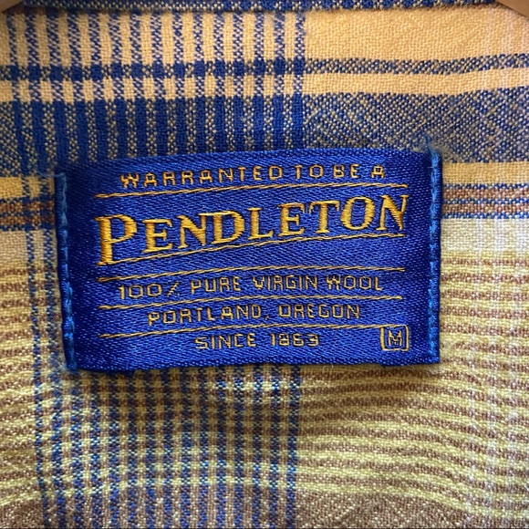 Pendleton Vintage Virgin Wool Flannel Button Down - Picture 7 of 15